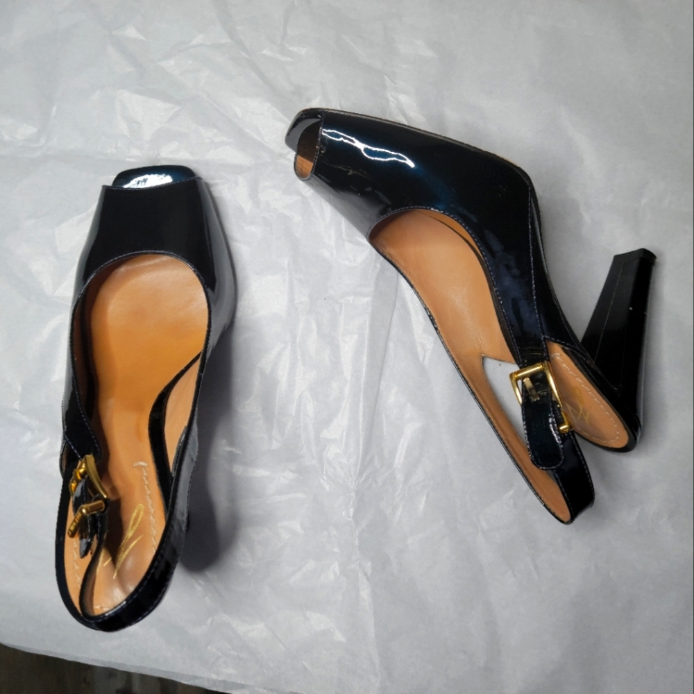 Emerald Blue Heels